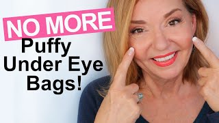 Get Rid of Puffy Under Eye Bags Over 50 [upl. by Llekcir]