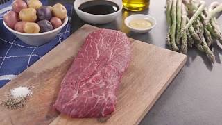 Savory Marinated Flat Iron Steak Recipe [upl. by Ado488]