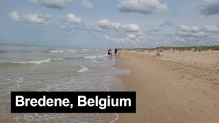 Bredene beach Belgium 21 August 2021 4K [upl. by Korrie]