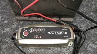 CTEK MXS 50 automatic battery charger full review [upl. by Esorbma209]