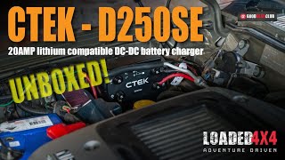 CTEKs D250SE battery charger unboxed [upl. by Haela615]