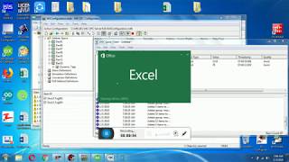 PLC to Excel data Transfer using KEPServer OPC [upl. by Tirzah265]