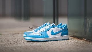 Nike SB x Air Jordan 1 Low Eric Koston quotUNCquot Review amp OnFeet [upl. by Aliac]