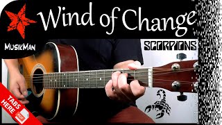 WIND OF CHANGE 🪁  Scorpions 🦂  GUITAR Cover  MusikMan N°159 [upl. by Huan293]