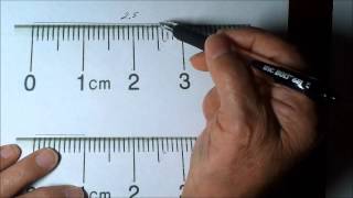 How to Measure length correctly using a Centimeter Ruler [upl. by Ydor]