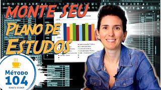 O Plano de Estudos DEFINITIVO  Planilha automatizada GRÁTIS [upl. by Aidroc685]