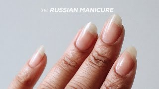 RUSSIAN MANICURE AT HOME  The DIY Dry Manicure [upl. by Baer]