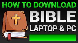 How To Download Bible On Laptop amp PC Tutorial 2023 [upl. by Sollows]