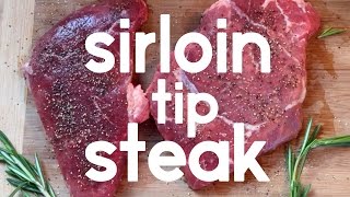 How to Cook Sirloin Tip Steak 45 second instructions [upl. by Ellerret]