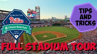 CITIZENS BANK PARK FULL STADIUM TOUR TIPS AND TRICKS BY A FORMER STADIUM EMPLOYEE [upl. by Atenaz]