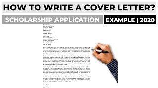 How To Write a Cover Letter For a Scholarship Application  Example [upl. by Haik]