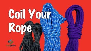 The EASIEST Way to Coil Rope [upl. by Llenahs25]