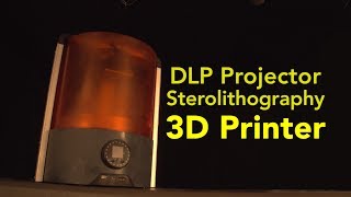 DLP Projector Stereolithography 3D Printer [upl. by Nylecoj]