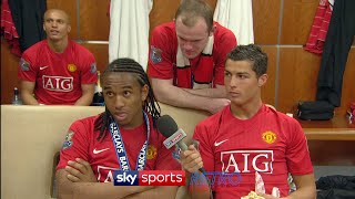 Cristiano Ronaldo hilariously interviews Anderson [upl. by Sid751]