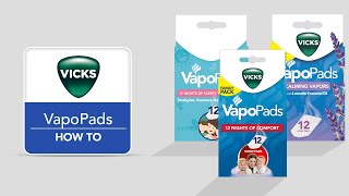 Vicks VapoPads VSP19VSP30VBR5  How to [upl. by Ardnuassak836]