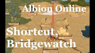 Albion Online  Caerleon to Bridgewatch fast almost safely [upl. by Hannad]