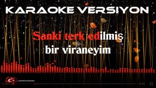 YIKILMIŞIM BEN İbrahim Tatlıses  KARAOKE [upl. by Tsyhtema]