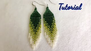 How to make Native American Style EarringsTUTORIAL [upl. by Flossy]