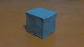 Como hacer un Cubo en plastilina  Tutorial fácil [upl. by Lemcke]