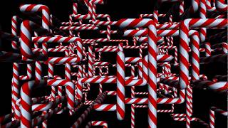 Windows XP 3D Pipes Screensaver  Candy Canes [upl. by Oliana]