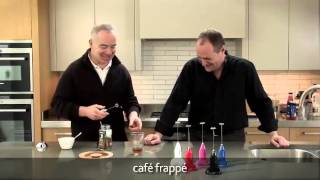 How to make a frappé coffee using an aerolatte milk frother [upl. by Ennaisoj]