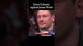 Every 9Darter against James Wade [upl. by Aicul]