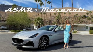 ASMR Maserati GranCabrio Trofeo Experience 🩵 [upl. by Ynohtnaeoj930]