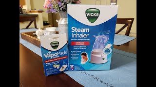 Vicks Steam Inhaler English Demonstration [upl. by Eetsud]