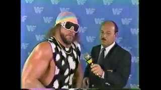 Macho Man Randy Savage Interview 07181987 [upl. by Henghold]