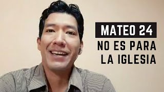 MATEO 24 NO ES PARA LA IGLESIA  Pastor Jonatán [upl. by Tirreg951]