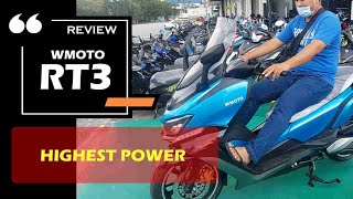 Review  WMoto RT3 250cc subtitle Comparison with MODENAS ELEGAN SYM CRUiSYM YAMAHA XMAX FORZA [upl. by Ermey294]