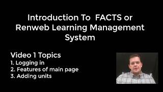 FACTS LMS Introduction Video 1 [upl. by Nevins292]