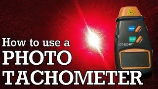 How To Use a Photo Tachometer  DT2234C Review [upl. by Topliffe]