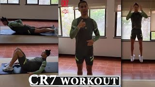 Cristiano Ronaldo Shows his Workout Routine [upl. by Estus]