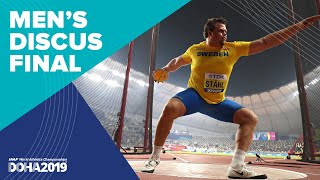 Mens Discus Final  World Athletics Championships Doha 2019 [upl. by Cherrita]