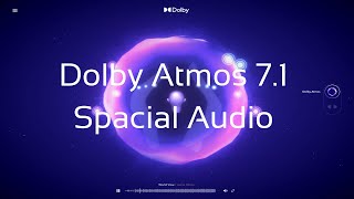 AirPods Pro 2 Airpods 3 amp AirPods Max Spatial Audio Test 3  Dolby ATMOS 71 Core Universe [upl. by Angelle968]