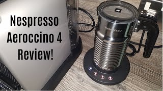 Nespresso Aeroccino 4 Milk Frother Review  Worth upgrading from the Aeroccino 3 [upl. by Yluj225]