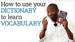 How to use your dictionary to build your vocabulary [upl. by Airetas]