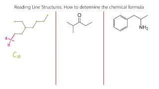 Reading Skeletal Line Structures Organic Chemistry Part 1 [upl. by Barrie]