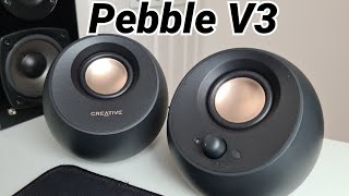 Creative Pebble V3 Unboxing Setup amp Review [upl. by Bluma]