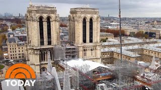 Take An Exclusive Tour Of The Notre Dame Cathedral Restoration Project [upl. by Indnahc]