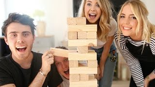 COUPLES GIANT JENGA CHALLENGE [upl. by Lael]