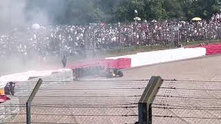 Max Verstappen Crash  Copse Corner British Grand Prix Silverstone 18072021 [upl. by Oflunra]