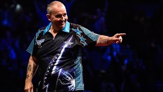 NINEDARTER Phil Taylor v Peter Wright [upl. by Ahsenid]