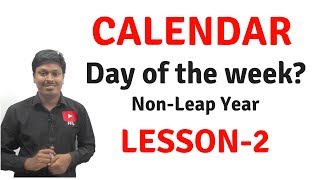 CalendarReasoningDay of the WeekNonLeap Year Lesson2 [upl. by Finkelstein382]