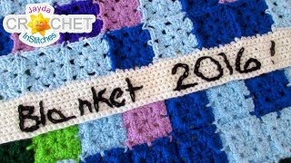 How To Crochet Letters Using The Surface Chain Stitch [upl. by Yelrac]