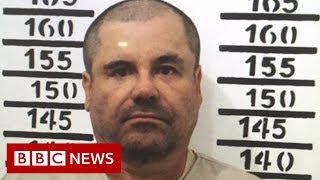 El Chapo Rare prison video emerges  BBC News [upl. by Nierman847]