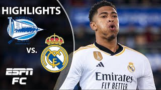 Real Madrid vs Alaves  LALIGA Highlights  ESPN FC [upl. by Wilhelm223]