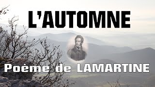 Lautomne  Poème de LAMARTINE [upl. by Nnahgem]