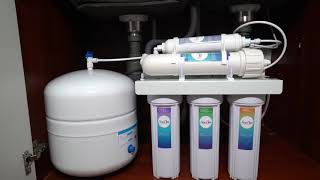 SimPure T1 5Stage Under Sink Reverse Osmosis Water Filtration System Installation Tutorial [upl. by Sadiras]